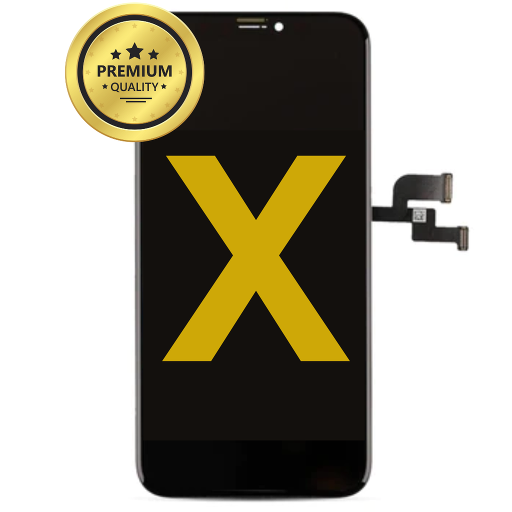 LCD ASSEMBLY COMPATIBLE FOR IPHONE X PERMIUM BLACK COLOR | Viva Parts